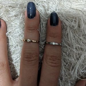 Mid finger rings